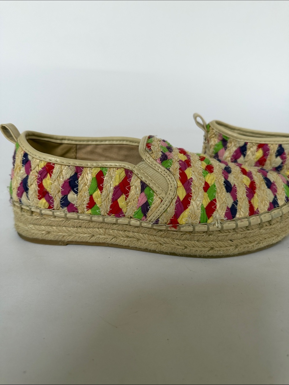 Sam Edelman Multicolor Braided Espadrille Slip-Ons - Picture 5 of 11